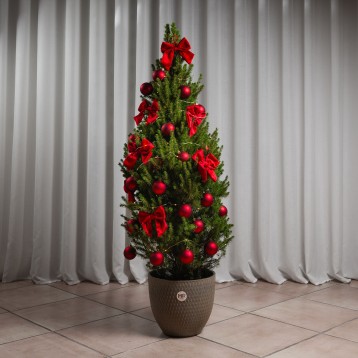 Albero natalizio decorato 100cm